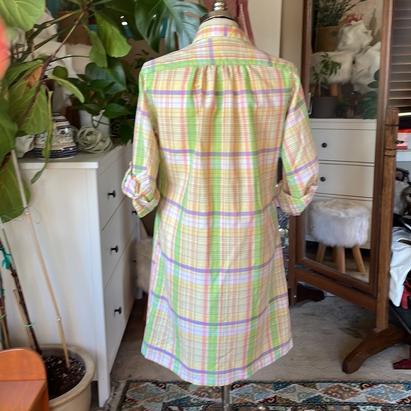 Vintage Stuart Randolph plaid dress - Picture 4 of 7
